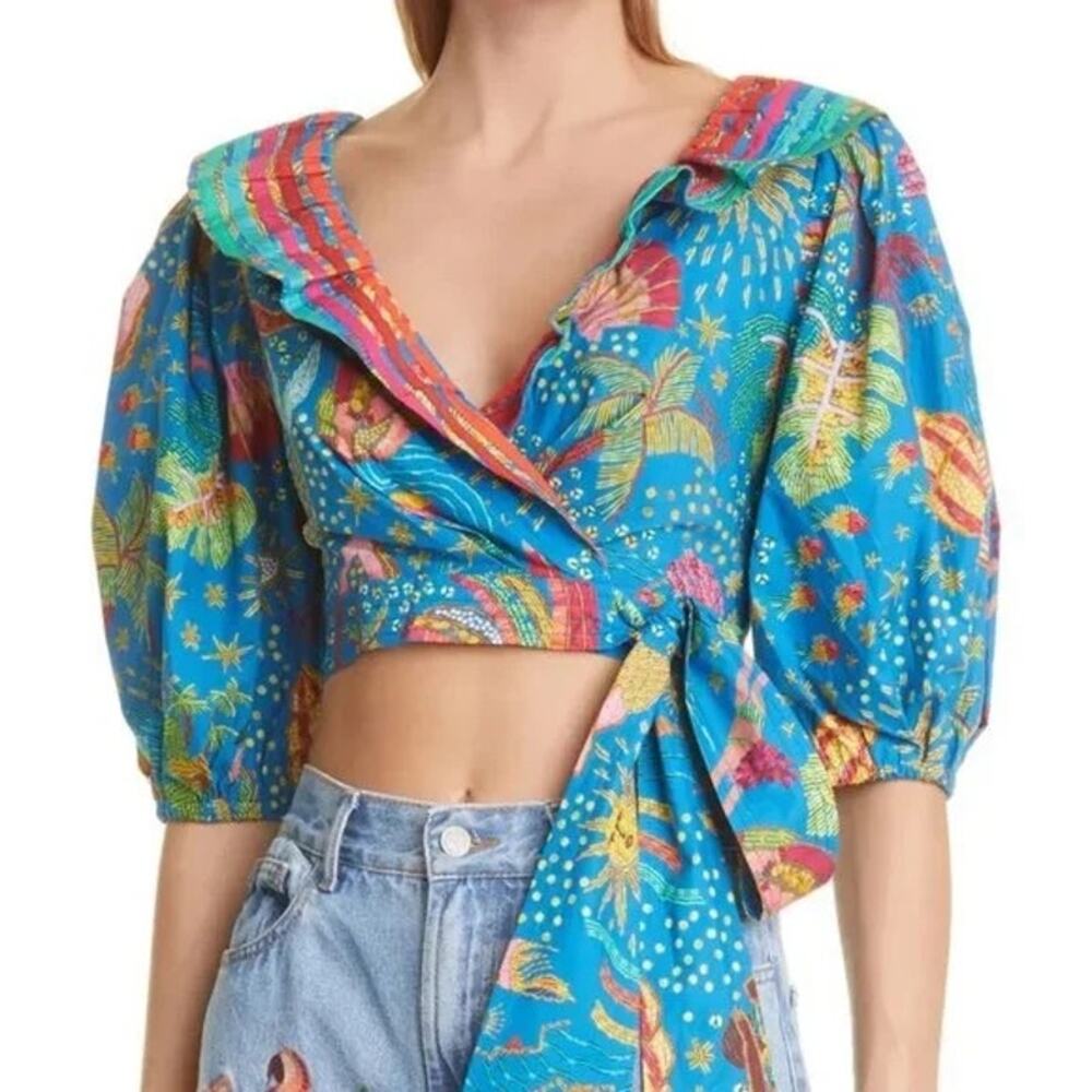 FARM Rio Colorful Patterned Blouse
